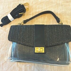Versona black crossbody bag